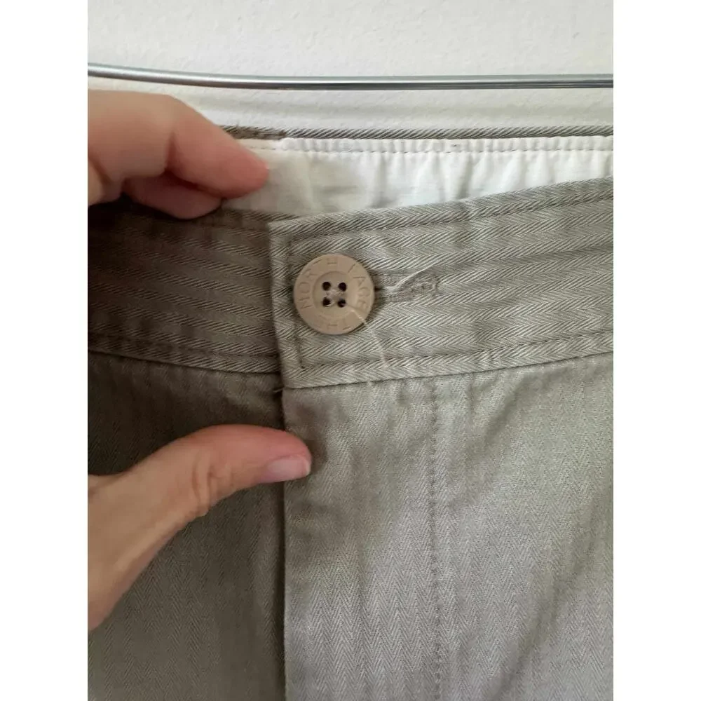 The North Face Khaki Chino Cotton Shorts Tan Size 36